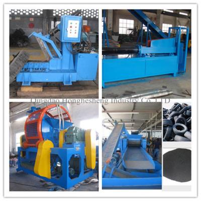 China Waste Tyre Ring Cutter QJ-1200 / Rubber Powder Machine for sale