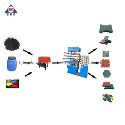 China Máquina de borracha do assoalho de telha/máquina de borracha da telha da imprensa de molde da telha/quatro camadas à venda