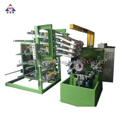 China Bicycle Motorcycle Tyre Spring Turn Up Molding Machine 300mm Inner Cloth Roll Dia for sale