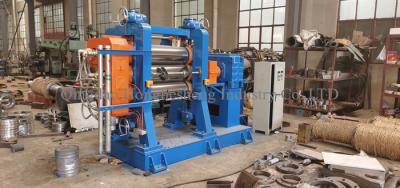 China Steel Cord Conveyor Belt Rubber Calender Machine Ply Four 55kw for sale