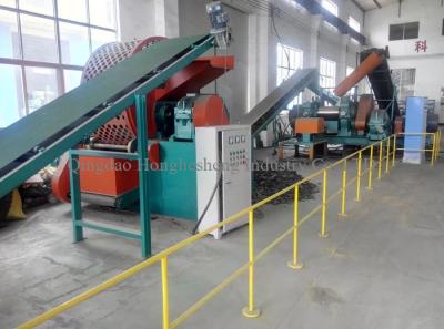 China full automatic waste tire recycling equipment for rubber crumb / waste tyre recycling machinery for sale