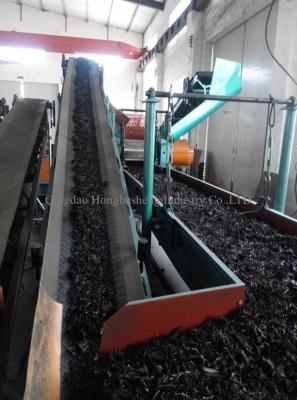 China semi-automatic waste tire recycling plant / tire recycling line / waste tire recycling machine for sale