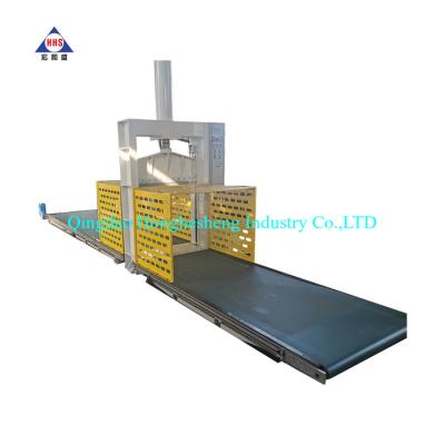 China XQL-80 Hydraulic Press Rubber Bale Cutter Single Knife 11KW for sale