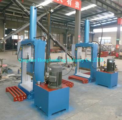 China 100T Rubber Guillotine Cutting Machine Wood Hydraulic Rubber Bale Cutter Machine for sale