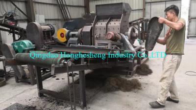 China 16cm Green Scrap Rubber Steel Separator Raw Rubber Steel Wire Separator Machine for sale