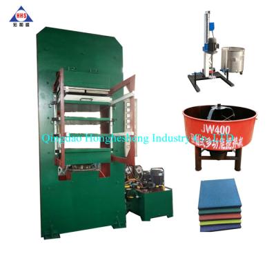 China rubber Tile Vulcanizing And Moulding Machinery for sale