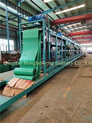 China Rubber Sheet Batch Off Cooling Machine 3-35 M/Min Line Speed for sale