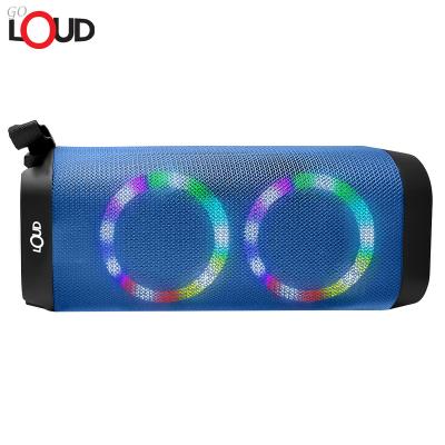 China Mini 2023 Radio Portable Dynamic Bluetooth Sound Speaker Colorful Light FX for sale