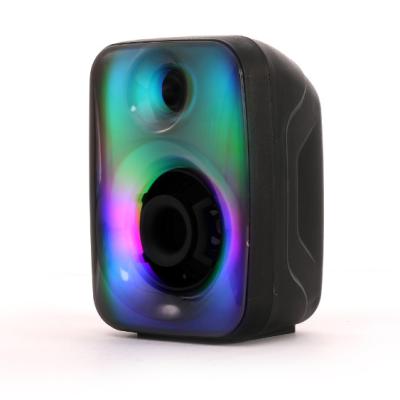 China Portable Smart Colorful Lightweight Portable Speaker Loud Speaker Bluetooth LED Audio Player Speakers Audio System Noise for sale