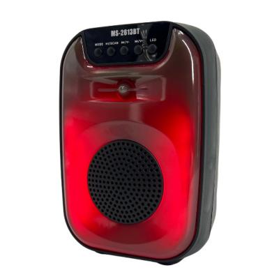 China Portable LED BT Audio FM Speakers Music BT Mobile Phone FM Speakers Smart Portable Outdoor Music Radio Colorful Lightweight Portable Outdoor Radio for sale