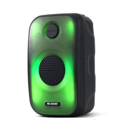 China 2023 Colorful LED Light Portable Outdoor Bluetooth Speaker Super Bass Portable Speaker for sale