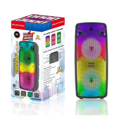 China Colorful LED Light Portable Bluetooth Speaker With Lightweight Portable Wireless Powerful Bluetooth Speakers For Party for sale