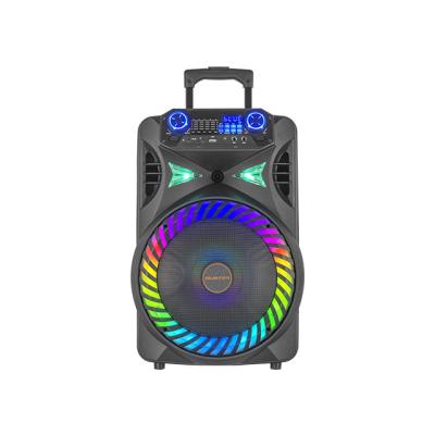 China Large Speaker Colorful Light Portable Plastic Bluetooth Sound Big Size Portable LED Audio Player for sale