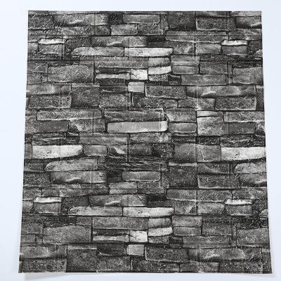 China Adhesive Sticker Wholesale China Foam Self Adhesive Brick Wall Sticker 3D Xpe Decor Pe Wall Sticker for sale