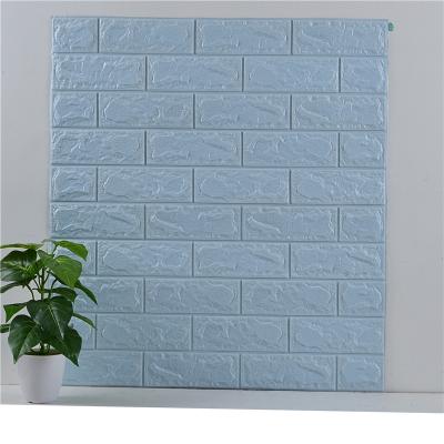 China Adhesive 3d Brick Designs Royal Modern Wall Paper Sticker Royal Modern Decoration Eco-friendly Nonwoven Wallpaper for sale