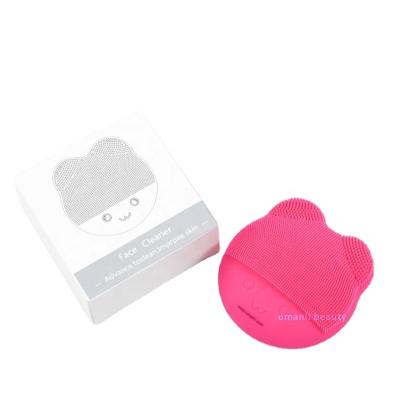 China High Frequency Vibration Pore Remover Omanli Gift Silicone Deep Cleansing Waterproof Deep Cleansing Face Sweep Cleansing for sale