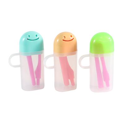 China Portable Package Adult Plastic Toothbrush Foldable Cup Eco-Friendly Eco-Friendly Eco-Friendly For Travel Hotel for sale