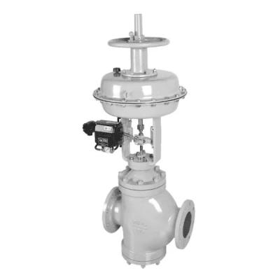 Китай Pneumatic Double Seated Control Valve 3 Way For Liquid Gas Steam продается