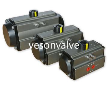 China 120 135 180 graden pneumatische actuator pneumatische kogelklep met pneumatische actuator Te koop