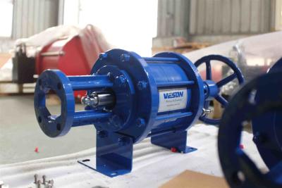 China Blue Heavy Duty Linear Actuator For Linear Valves Knife Gates / Slide Gates / Wedge Gate Valves for sale