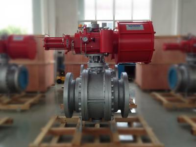 China Trunnion Mounted Motorized Valve Actuator / Scotch Yoke Type Pneumatic Actuator for sale