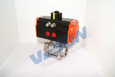 China Double Acting Pneumatic Air Actuator With Two Additional Pistons for sale