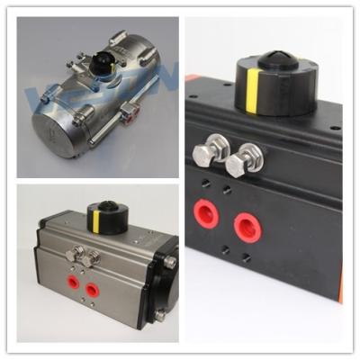 China Aluminum Alloy Rack Pinion Actuator Quarter Turn Pneumatic Actuator for sale