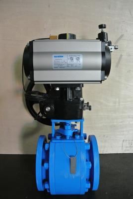 China PN10 Ceramic Ball Valves DN25 Pneumatic Air Control Valve for sale