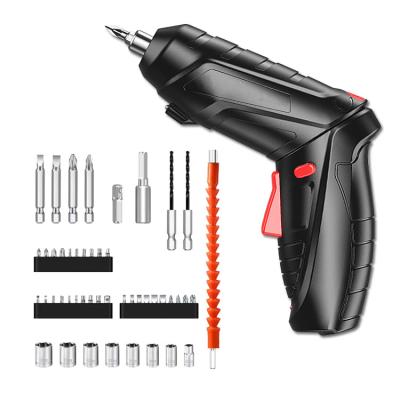 China AQZ1 Multi Function Screwdriver Mini With Variety Electrical Screw Driver Wireless Bit Electrical Screw Driver Machine With Led Light for sale