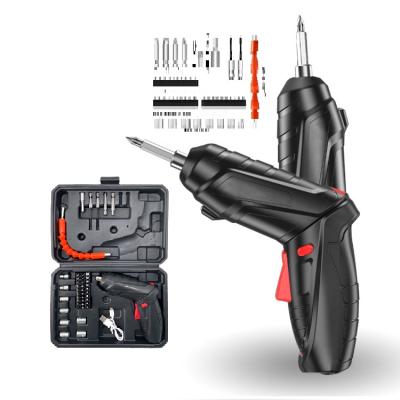 China AQZ1 New Model Multi Function Mini Screwdriver Cordless Screwdriver 4.2V Li-ion Battery Power Electric Screwdriver With Set Bit for sale