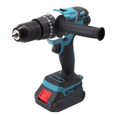 China Goods 18 volts. Electric Cordless Tool 13mm Impact Drill Hammer Drill Driver Screwdriver Torque Brushless Drill for sale