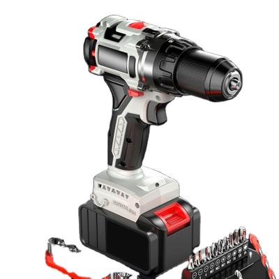 China Durable Lithium Battery Electric High Power 4.0AH 20V Brushless Cordless Drill With Hammer Function 1 Buyer for sale