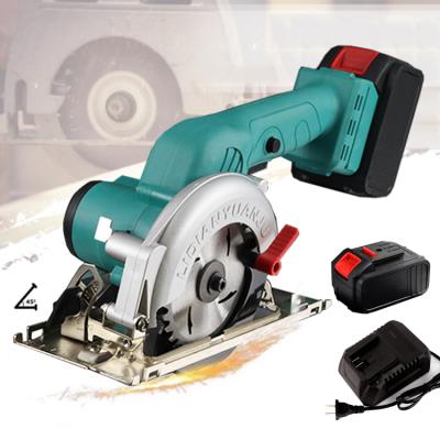 China Wood Saw 110mm Cordless Plunge Track Saw For Wood Workers Plunge Cut Circular Track Saw Wood Cutting Machine for sale