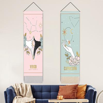 China Simply New Listing Hanging Printing Tapestri Wall Rose Tarot Tapestry Factory Wholesale Tapestry for sale