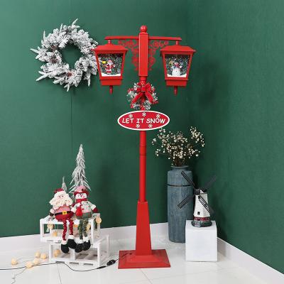 China Falling Snow Christmas Street Double Lamps Lights Festival Decoration Lights for sale