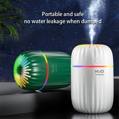 China New Mini Ultrasonic Colorful Household Car Usb Humidifier 200ml Can Air Humidifier for sale