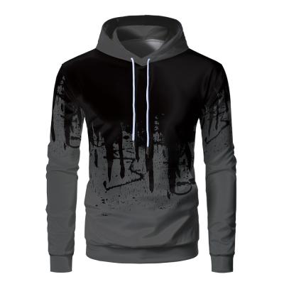 China Anti-wrinkle gradient cost-effective men's hoodies plus size men's hoodies all-match hoodie sweatshirt for sale