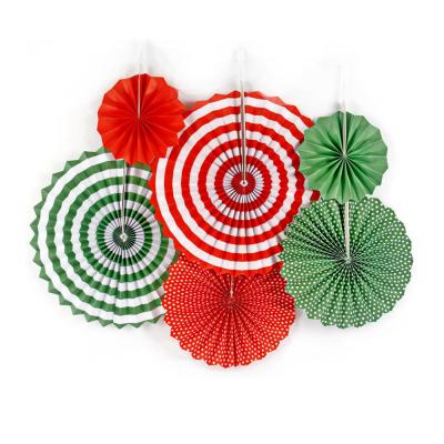 China Shunli Paper Disposable Hanging Fan Set Party Decorations For Birthday Wedding Graduation Events Props for sale