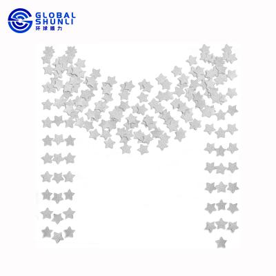 China Global Silver Star Glitter Party Decoration Shunli Paper Garland 8.2 Feet Banner Glitter Hanging Decorations For Wedding Party for sale