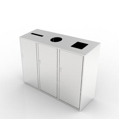 China OEM Stainless Steel Rubbish Bin Trash Can Smart Kitchen Sustainable Waste Bin for sale