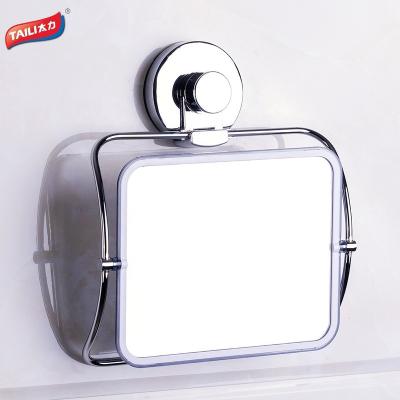 China Sustainable Rustproof Wall Mounted Makeup Mirror With Suction Cup For Shower And Bathroom for sale