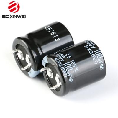 China Genuine Power Original Electrolytic Capacitor 400V 100uF Integrated Volume 22*25mm 400MXG100MEFCSN22X25 for sale