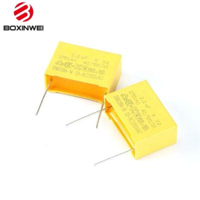 China X2 Safety Capacitor 275V Automotive Capacitance 2.2/4.7/10/22/47/100/150/220/330/470nF/1uF for sale