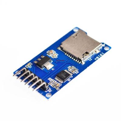 China TF [SINGLE ROBOT] Standard Micro SD Card Mini SPI Card Reader Module Interfaces To Level Converter Chip For for sale