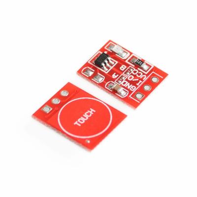 China [SINGLE ROBOT] Single Channel TTP223 Touch Button Module Capacitor Individual Standard Type Locking Touch Switch Sensor for sale