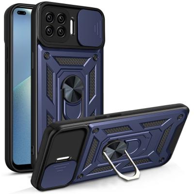 China 2021 New Arrival Shockproof Lens Protective Phone Case For OPPO A93 Shockproof Cover With Kickstand for sale