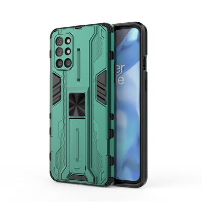 China New Arrival 2021 Shockproof 2 in 1 tpu PC Armor Stand Phone Case For Oneplus 9R Supersonic Shockproof Back Cover for sale