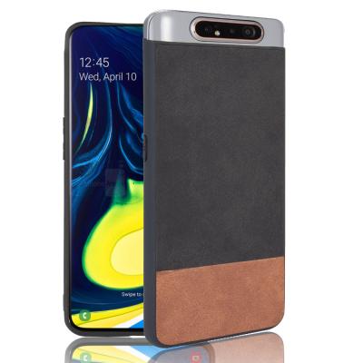 China High Protective Color Matching Design Custom PU Leather Case For Samsung Galaxy A80/A90 for sale