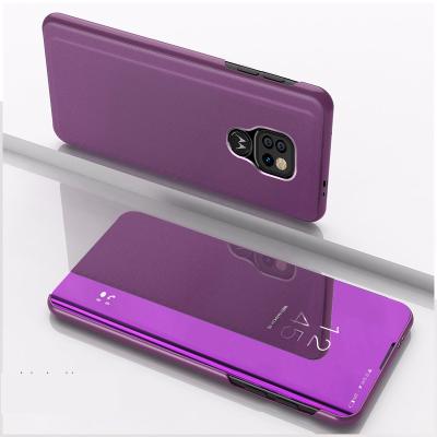 China Clear View Stand Cover Plating Wallet Eco-Friendly Case For Motorola Moto G9 Play for sale