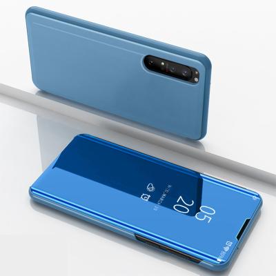 China Clear View Stand Cover Plating Wallet Eco-Friendly Case For Sony Xperia 1 II for sale